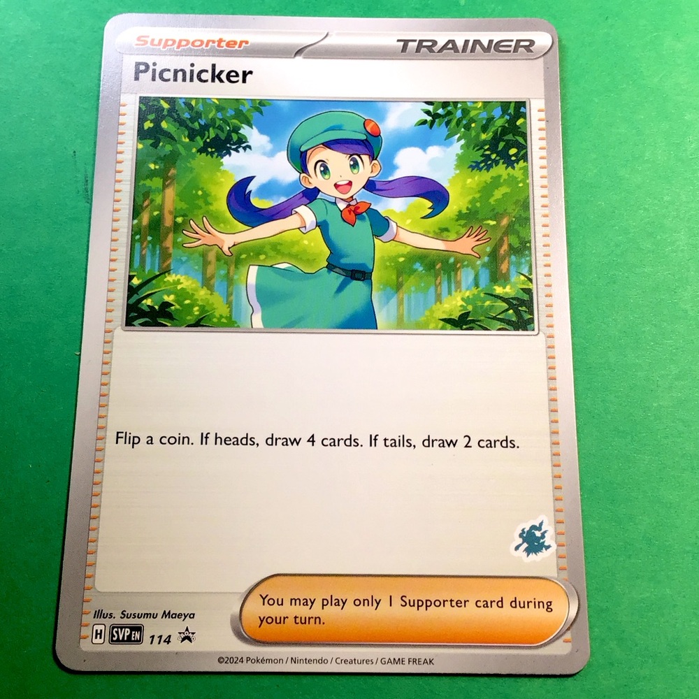 2024 PICNICKER SVP 114 BLACK STAR PROMO STAMPED BATTLE ACADEMY REGULAR FINISH